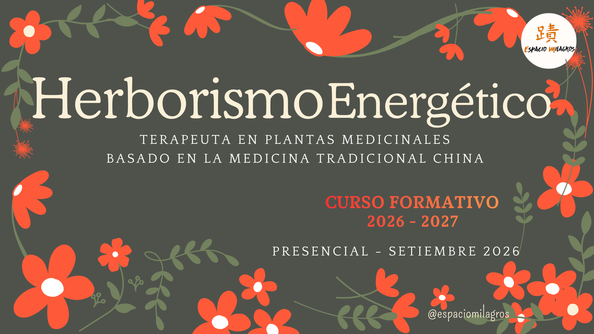 Curso Formativo en Herborismo Energético – Terapeuta en Plantas Medicinales
